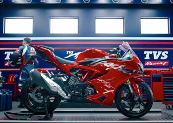 2024 TVS Apache RR 310 બિગ પાવર બમ્પ અપ, બાય-ડાયરેક્શનલ ક્વિકશિફ્ટર્સ સાથે લૉન્ચ થયું