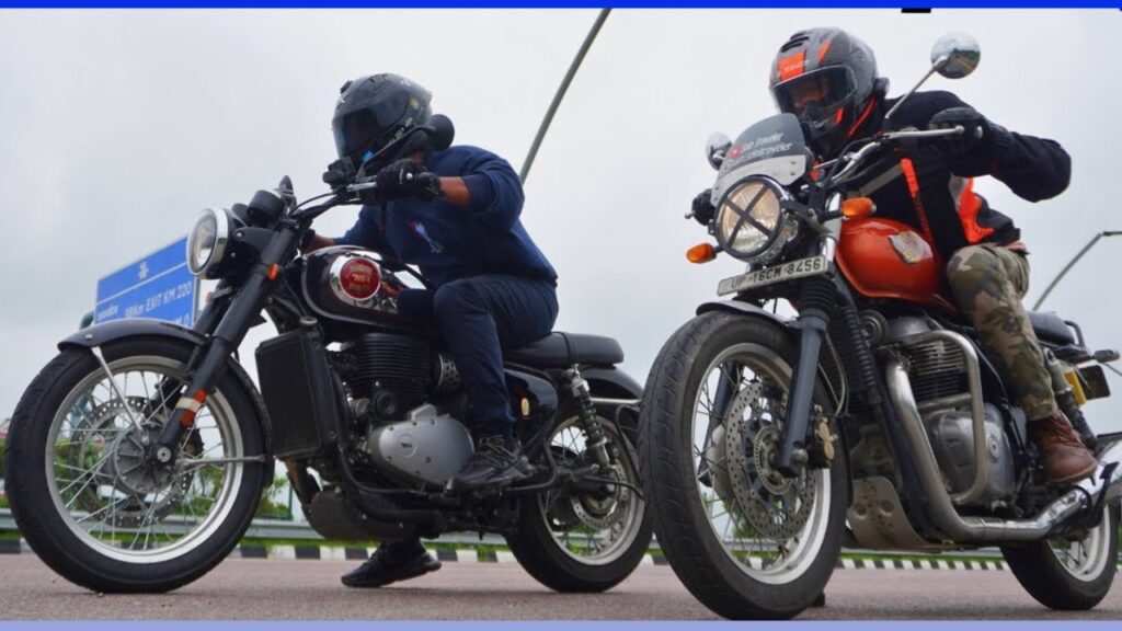 BSA Goldstar 650 vs RE ઇન્ટરસેપ્ટર 650 ડ્રેગ રેસ - આઘાતજનક પરિણામો