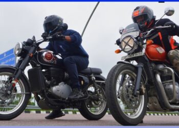 BSA Goldstar 650 vs RE ઇન્ટરસેપ્ટર 650 ડ્રેગ રેસ - આઘાતજનક પરિણામો