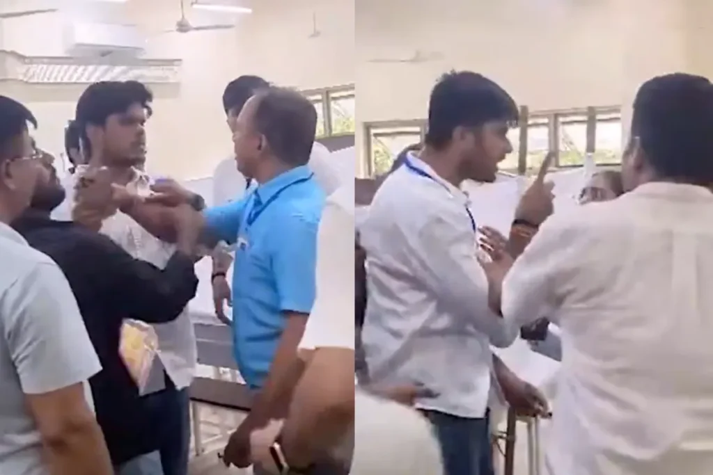 DUSU Viral Video: શરમજનક! દિલ્હી યુનિવર્સિટી ચૂંટણી 2024 દરમિયાન NSUI ઉમેદવારે પ્રોફેસર પર હુમલો કર્યો