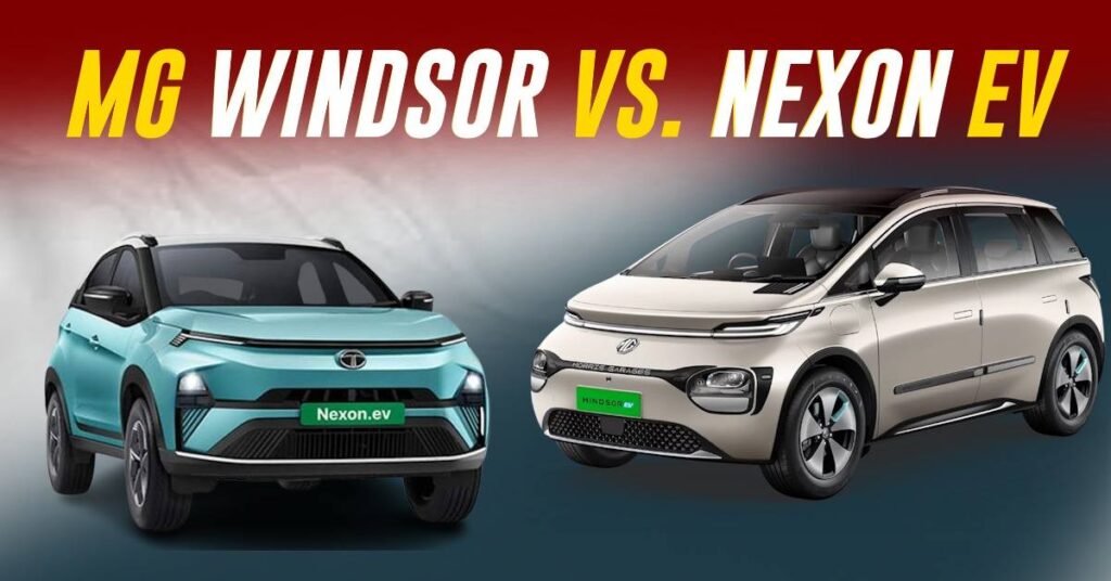 MG વિન્ડસર Vs Tata Nexon EV: કોણે શું ખરીદવું જોઈએ