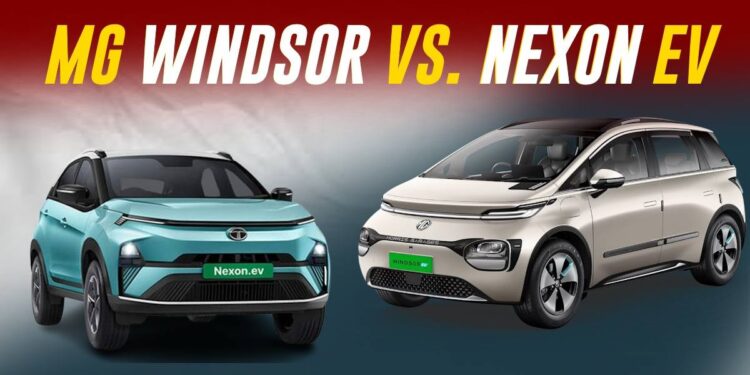 MG વિન્ડસર Vs Tata Nexon EV: કોણે શું ખરીદવું જોઈએ