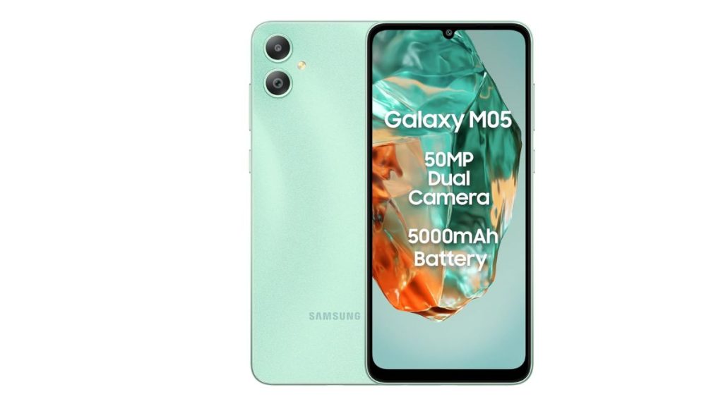 Samsung Galaxy M05 ની કિંમત 35% ડિસ્કાઉન્ટ સાથે ઘટે છે; એમેઝોન પર સોદો તપાસો