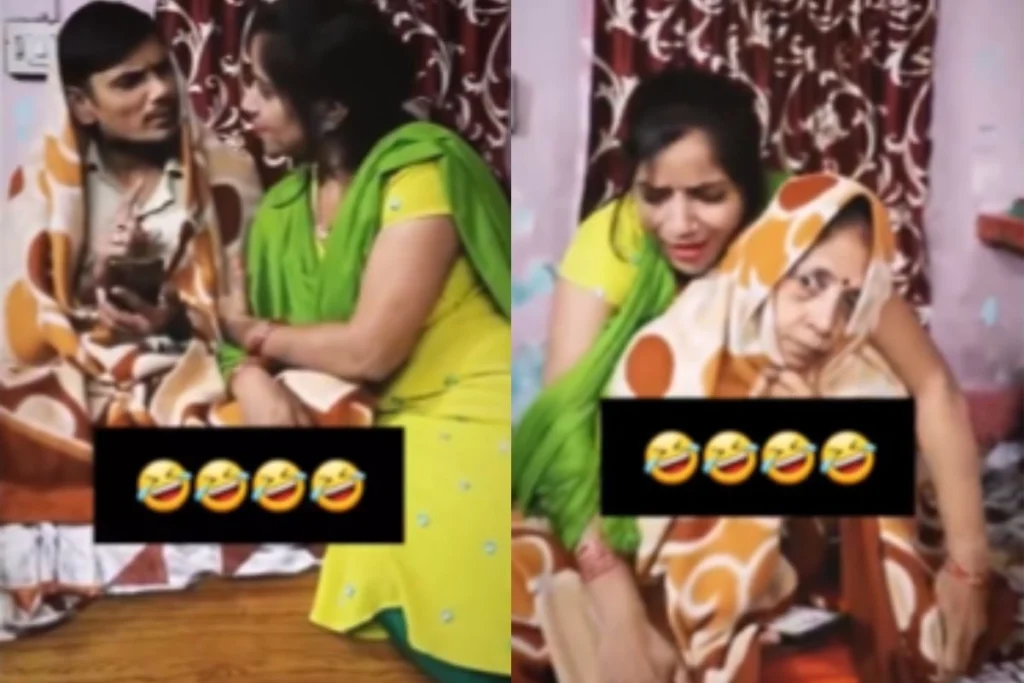 Viral Video: ધોકા! માથે ધાબળો લઈને પુત્રના રૂમમાં બેઠી સાસુ, પત્ની થઈ રોમાન્ટિક, જુઓ આગળ શું થાય છે