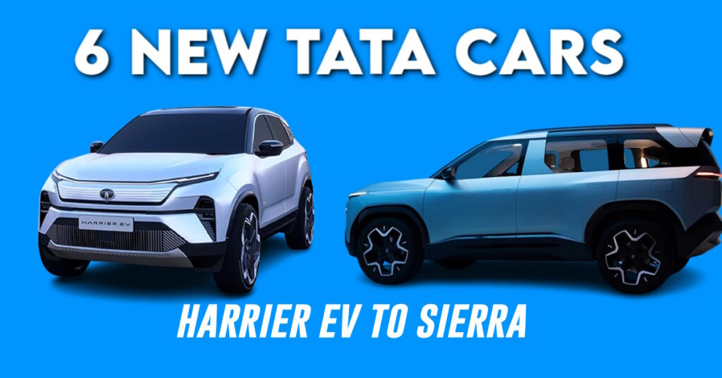 ટાટા 2025માં 6 નવી SUV લોન્ચ કરશે: Harrier EV થી Sierra EV સુધી!