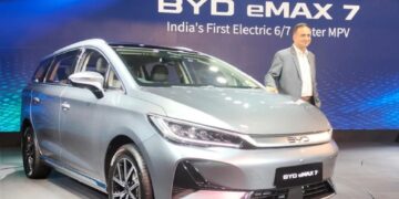 BYD ઇન્ડિયાએ રૂ. 26.9 લાખમાં eMax 7 MPV લોન્ચ કર્યું