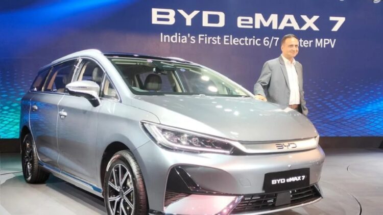 BYD ઇન્ડિયાએ રૂ. 26.9 લાખમાં eMax 7 MPV લોન્ચ કર્યું