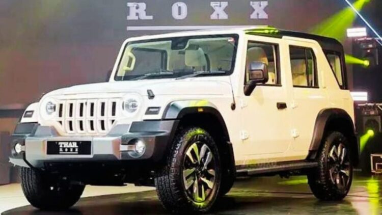 Mahindra Thar ROXX એ 60 મિનિટમાં 176,218 બુકિંગ નોંધાવ્યા