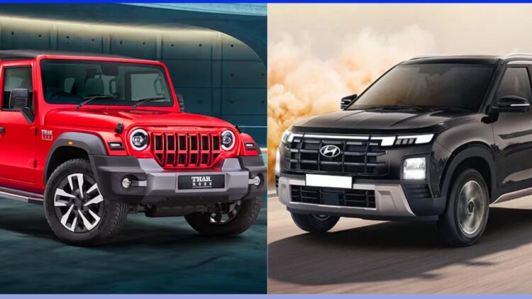 Mahindra Thar Roxx vs Hyundai Creta - કયું ખરીદવું?