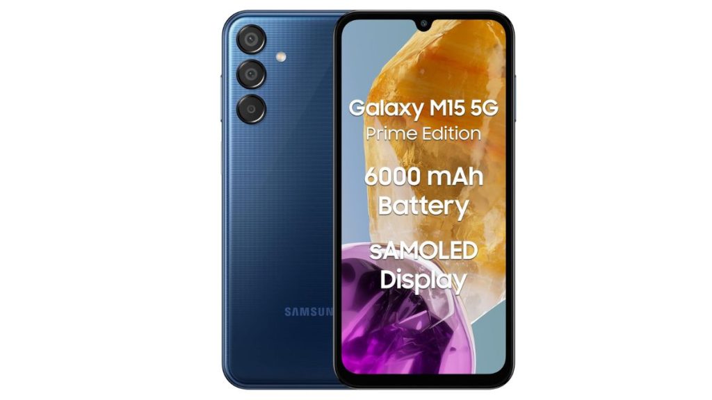 Samsung Galaxy M15 5G પ્રાઇમ એડિશનની કિંમત Amazon પર 25% ડિસ્કાઉન્ટ સાથે ઘટીને 13,499 રૂપિયા થઈ ગઈ છે.