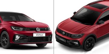 VW Virtus અને Taigun Gain GT Line અને GT Plus Sport Trims - નવી સુવિધાઓ