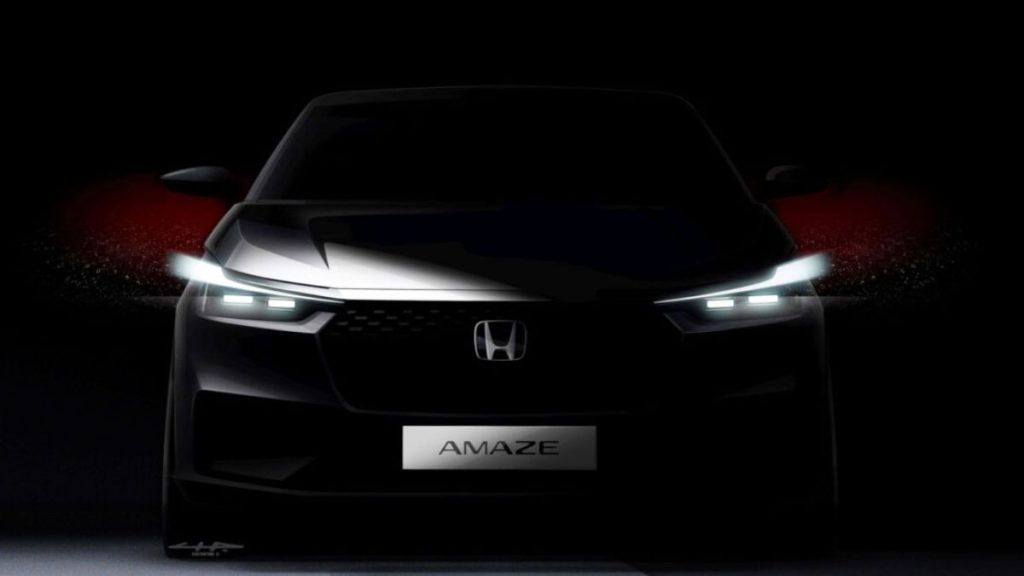 2024 Honda Amaze ફેસલિફ્ટ: નવી બાહ્ય અને આંતરિક ડિઝાઇન લોન્ચ પહેલા જાહેર થઈ