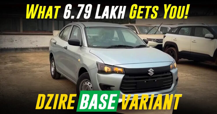 2024 Maruti Dzire LXI બેઝ વેરિઅન્ટ: તમે રૂ.માં શું મેળવો છો. 6.79 લાખ [Video]