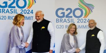 'Glad to Meet': G20 સમિટમાં મોદી ઇટાલિયન PM મેલોનીને મળ્યા; તસવીરો શેર કરે છે