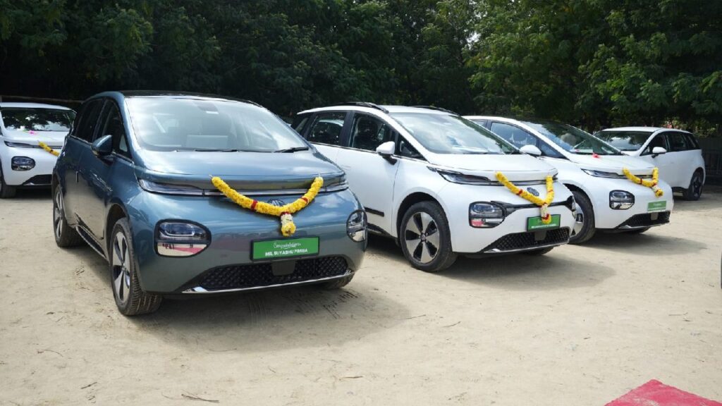 MG ચેન્નાઈમાં એક જ દિવસમાં 101 વિન્ડસર EVs પહોંચાડે છે