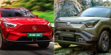 નવી મારુતિ સુઝુકી e Vitara vs MG ZS EV - સ્પેક્સ સરખામણી