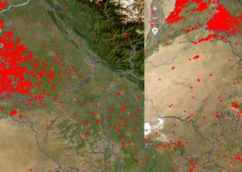 નાસા: સેટેલાઇટ ઇમેજમાં પંજાબમાં મોટા પાયે સ્ટબલ સળગાવવામાં આવ્યા, હરિયાણામાં ઓછા બનાવો
