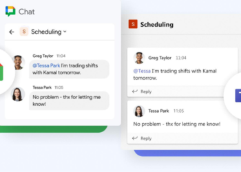 Google Chat તમારા માટે માઇક્રોસોફ્ટ ટીમોને બહાર કાઢવાનું સરળ બનાવી રહ્યું છે