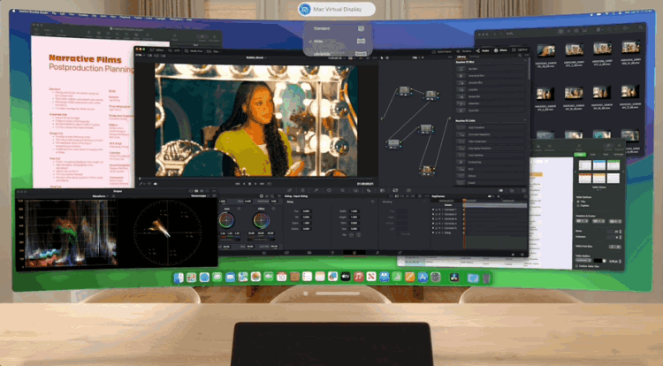 Apple Vision Pro ની અલ્ટ્રાવાઇડ મેક વર્ચ્યુઅલ ડિસ્પ્લે એવી વસ્તુ છે જેના પર તમારે વિશ્વાસ કરવો જોઈએ