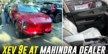 Mahindra XEV 9e ઈલેક્ટ્રિક કૂપ એસયુવી ટેસ્ટ ડ્રાઈવો પહેલા ડીલરશીપ સુધી પહોંચે છે