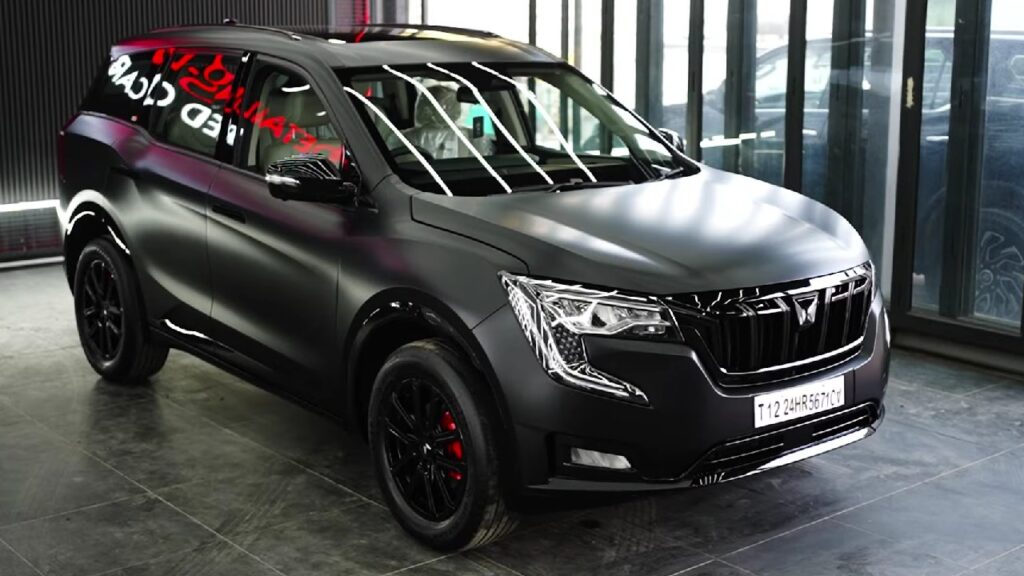 Mahindra XUV700 મેટ બ્લેક PPF ઓઝ પ્રીમિયમ વાઇબ્સ સાથે