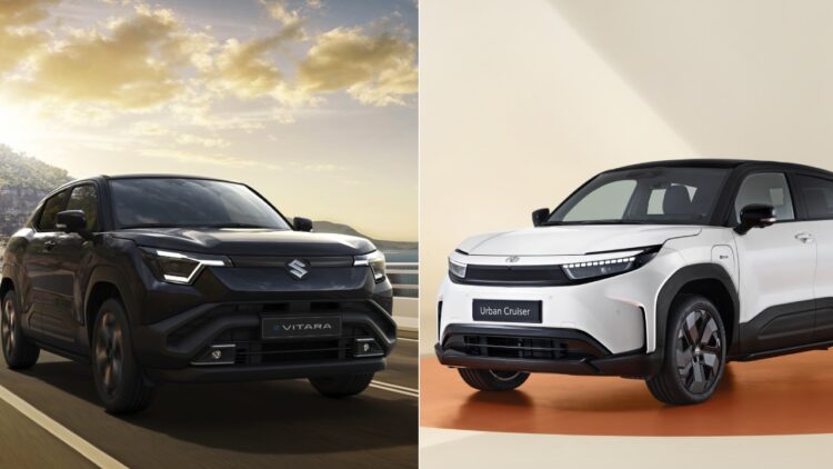 Suzuki e Vitara vs Toyota Urban Cruiser EV – કઈ EV સારી છે?