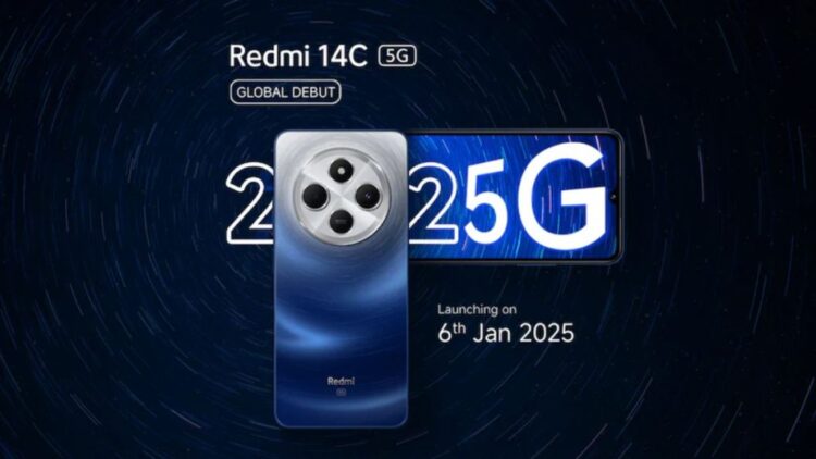 Xiaomi 6 જાન્યુઆરીએ Redmi 14C 5G સ્માર્ટફોન લોન્ચ કરશે: અપેક્ષિત વિશિષ્ટતાઓ