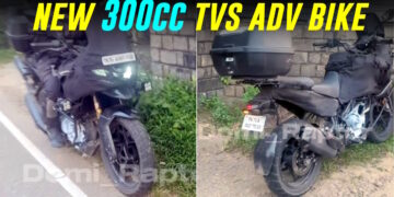 નવા RTX D4 300cc એન્જિન સાથે TVS Apache ADV મોટરસાઇકલનું જાસૂસી પરીક્ષણ [Video]