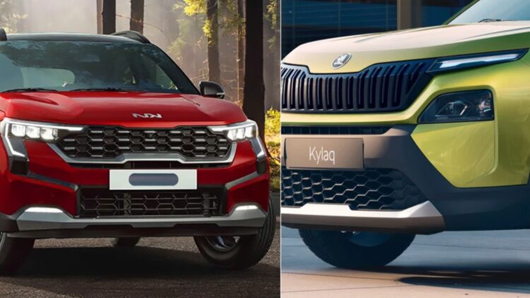 નવી Skoda Kylaq vs Kia Sonet - કઈ કોમ્પેક્ટ SUV શું ઑફર કરે છે?