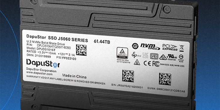 શું આ ઝડપી 61.44TB SSD છે? DapuStor J5060 એ સ્પીડ ફ્રીક છે જ્યારે વર્કલોડ વાંચવાની વાત આવે છે પરંતુ લખવામાં પાછળ પડે છે