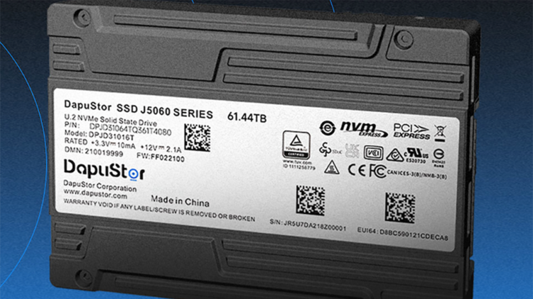 શું આ ઝડપી 61.44TB SSD છે? DapuStor J5060 એ સ્પીડ ફ્રીક છે જ્યારે વર્કલોડ વાંચવાની વાત આવે છે પરંતુ લખવામાં પાછળ પડે છે