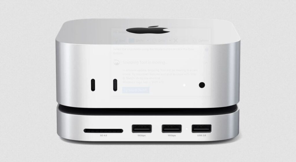 Apple Mac Mini M4 Mini PC માં 4TB સ્ટોરેજ, SD કાર્ડ સ્લોટ અને USB-A પોર્ટ ઉમેરવા માંગો છો? તમારા માટે સાટેચી પાસે આશ્ચર્યજનક રીતે સરળ ઉપાય છે