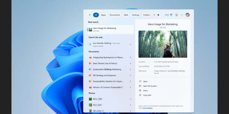 માઇક્રોસોફ્ટ ઇચ્છે છે કે AI ફાઇલોની શોધને વધુ કેઝ્યુઅલ અનુભવ બનાવે
