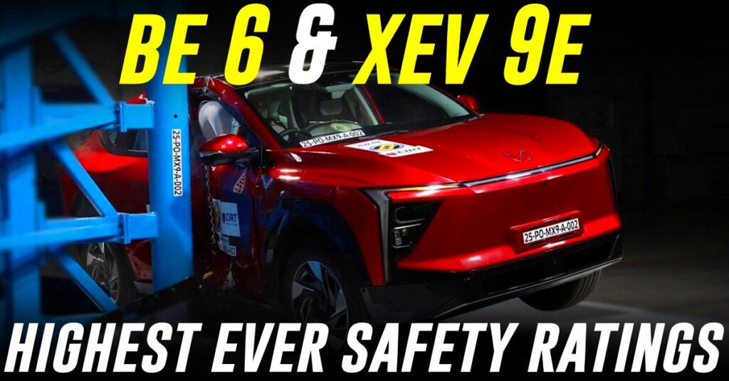 BE 6 અને XEV 9e સ્કોર B-NCAP નું અત્યાર સુધીનું સર્વોચ્ચ સલામતી રેટિંગ [Video]