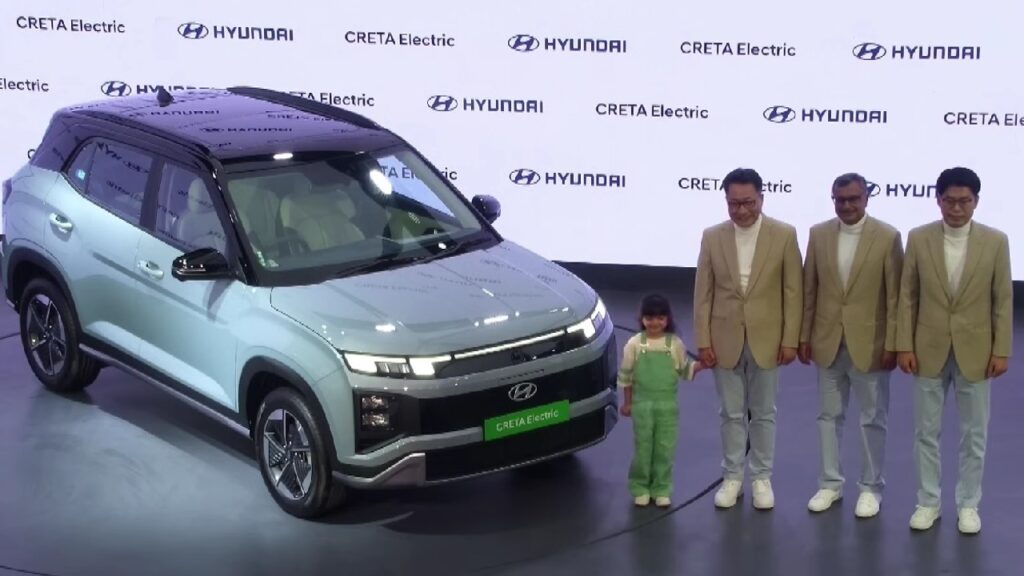 Hyundai Creta Electric ભારત મોબિલિટી એક્સ્પો 2025માં લોન્ચ કરવામાં આવી