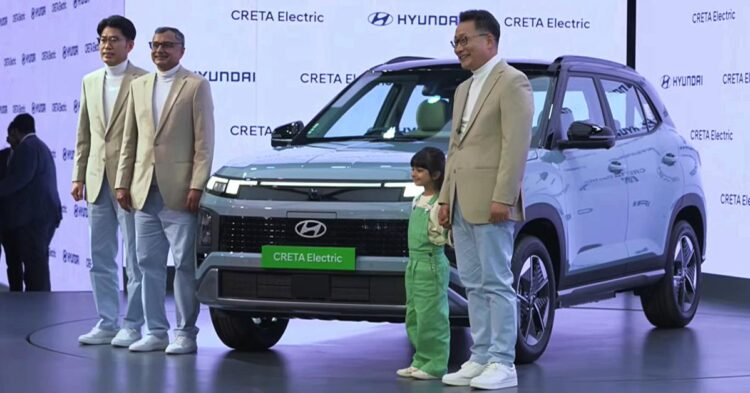 Hyundai Creta Electric ભારતમાં સત્તાવાર રીતે 17.99 લાખ રૂપિયામાં લોન્ચ કરવામાં આવી છે