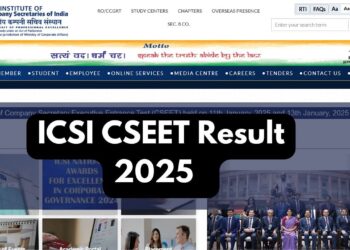 ICSI CSEET જાન્યુઆરી 2025 નું પરિણામ icsi.edu પર જાહેર થયું: વિગતો તપાસો અને લિંક અહીં ડાઉનલોડ કરો