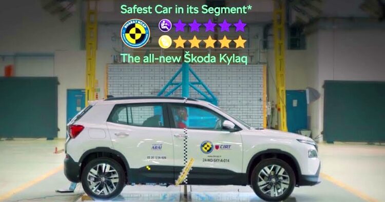 Skoda Kylaq એ 5-સ્ટાર ભારત NCAP રેટિંગ હાંસલ કર્યું: નવું TVC રિલીઝ થયું