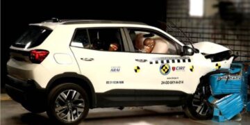 Skoda Kylaq એ ભારત NCAP ક્રેશ ટેસ્ટમાં 5 સ્ટાર સેફ્ટી રેટિંગ મેળવે છે