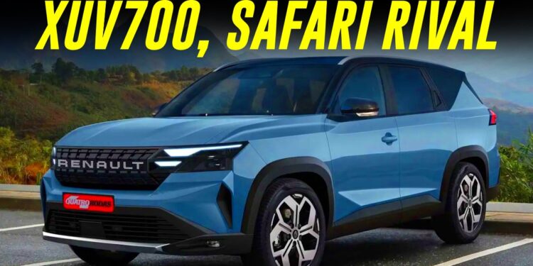 Tata Safari, Mahindra XUV700 ને પડકારવા માટે 7 સીટ રેનો ડસ્ટર: તે કેવો દેખાશે