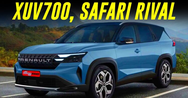 Tata Safari, Mahindra XUV700 ને પડકારવા માટે 7 સીટ રેનો ડસ્ટર: તે કેવો દેખાશે