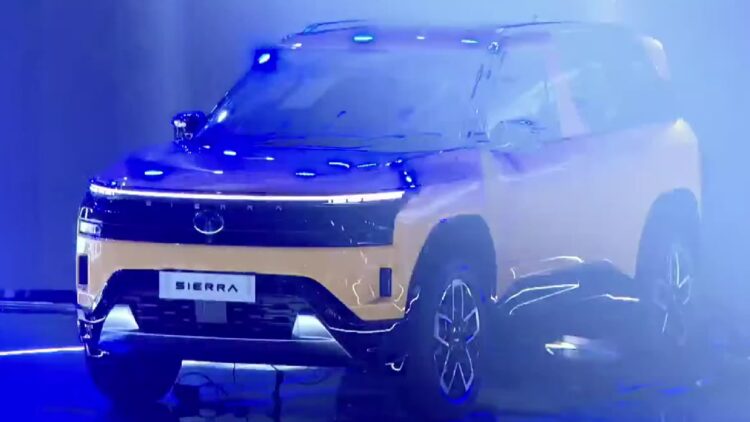 Tata Sierra EV ભારત મોબિલિટી એક્સ્પો 2025માં જાહેર કરવામાં આવ્યું