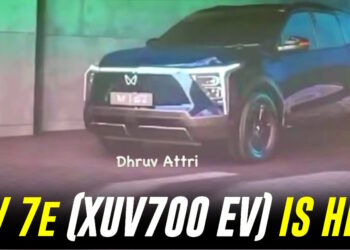 ઉત્પાદન-વિશિષ્ટ Mahindra XEV 7e (XUV700 ઇલેક્ટ્રિક) સત્તાવાર અનાવરણ પહેલાં લીક થયું [Video]