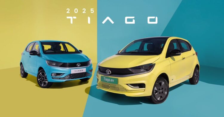 ફેસલિફ્ટેડ 2025 Tata Tiago, Tiago.EV અને Tigor કિંમતો જાહેર