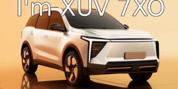 મહિન્દ્રા XUV700 ફેસલિફ્ટને 7XO કહેવામાં આવશે, XEV7e જેવી ફેસિયા હશે