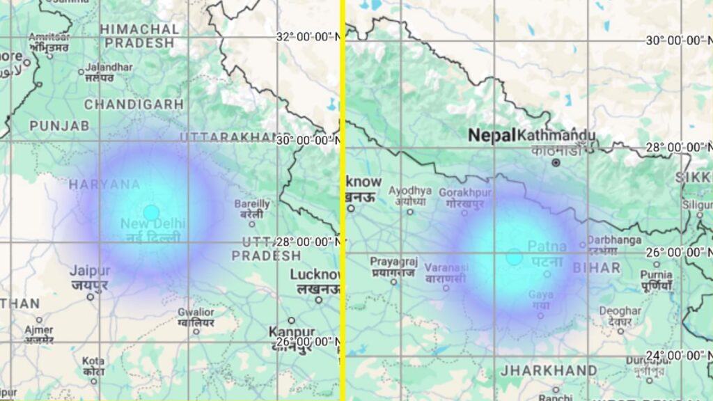દિલ્હી ભૂકંપ: 17 ફેબ્રુઆરી, વહેલી સવારે, 4.0 તીવ્રતા કંપન એનસીઆર અને બિહારને શેક કરે છે