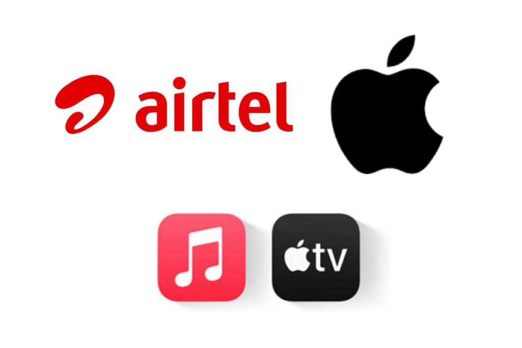 Apple પલ ટીવી+ અને તેના Wi-Fi અને પોસ્ટપેડ ગ્રાહકોને સંગીત પ્રદાન કરવા માટે એરટેલ