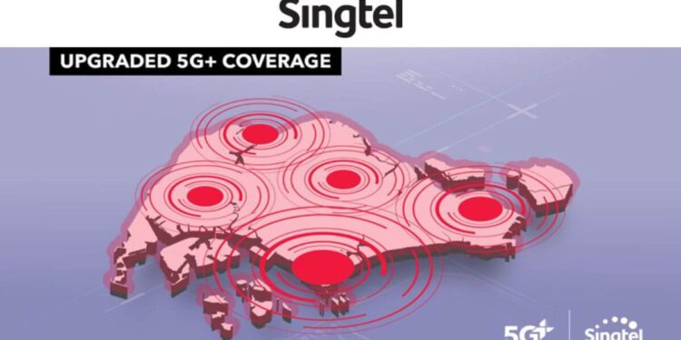 સિંગટેલે સિંગાપોરમાં 700 મેગાહર્ટઝ સ્પેક્ટ્રમનો ઉપયોગ કરીને 5 જી+ લોન્ચ કર્યું