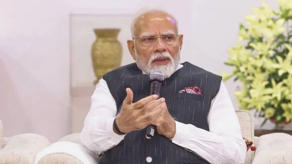 આંધ્રપ્રદેશ: પીએમ મોદીએ અમરવતીમાં 58,000 સીઆર વિકાસ પ્રોજેક્ટ્સથી વધુનો પ્રારંભ કર્યો
