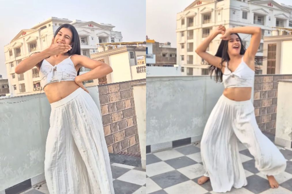 ગર્લ ડાન્સ વિડિઓ: પ્રીટિ લેડી તમન્નાહ ભતીયાના જાદુને ફરીથી બનાવે છે, તેના 'નાશા' પ્રદર્શન સોશિયલ મીડિયા તરંગો બનાવે છે